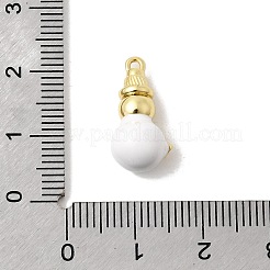 Рождественские латунные эмалевые подвески&nbsp;KK-L258-05G-A01