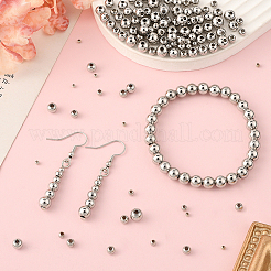 250 шт. 5 стиля латунные распорные бусины для стоек&nbsp;KK-PA0001-02P