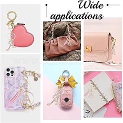 Наборы брелков из сплава со стразами в стиле 2шт. KEYC-WR0001-01A