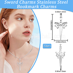 12 шт. подвеска из нержавеющей стали 201&nbsp;STAS-BBC0005-37