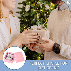 Прямоугольные бумажные подарочные коробки для ювелирных изделий CON-TAC0010-91C