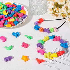 300г 2 вида пластиковых бусин FIND-SP0002-62