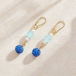 Латунные крючки для сережек&nbsp;KK-FH0001-15