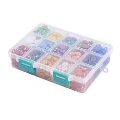 15 цветные перламутровые фарфоровые кабошоны ручной работы PORC-JP0001-01-A