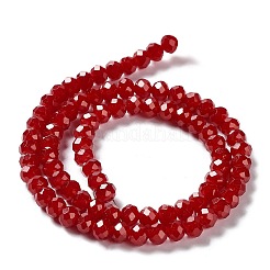 Запекание расписных стеклянных бусин с имитацией нефрита&nbsp;LS-DGLA-A034-J10mm-A29