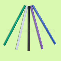 10шт. 5-х цветная пластиковая вставка для папки&nbsp;AJEW-CP0008-78