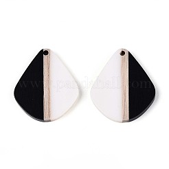 Кулоны из непрозрачной смолы и дерева RESI-T057-74B