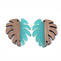 Подвески из смолы и ореха&nbsp;RESI-S358-57B