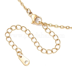 Латунный мешочек в технике макраме с натуральным аметистом внутри и подвеской из нержавеющей стали 304 для женщин NJEW-JN05607-03