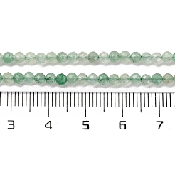 Естественный зеленый авантюрин бисер нитей&nbsp;LS-G-F748-K01