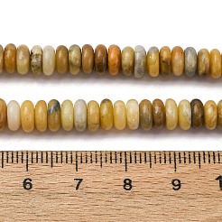 Природные желтые опал бусины пряди G-L624-H10-6x2mm