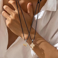 20 шт. подвески-кресты из опалита/синтетического авантюрина/малахита/бирюзы/натуральной голубой яшмы/сумасшедшего агата/зеленого авантюрина/индийского агата/топаза и нефрита&nbsp;G-YW0002-27