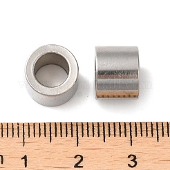 Европейские бусины из нержавеющей стали 304 STAS-Z045-02P