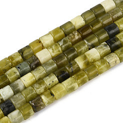 Природного нефрита Xiuyan бисер нитей&nbsp;G-T141-86B-02