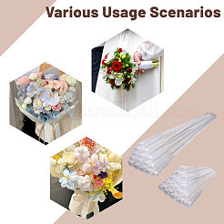 50 шт. полипропиленовые пластиковые трубки для цветов&nbsp;AJEW-GL0002-97C