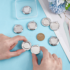 6шт латунные подвески-медальоны&nbsp;KK-PH0013-65