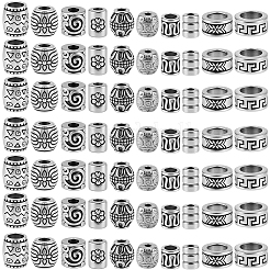 250 шт. 10 стиля бусины из сплава в тибетском стиле&nbsp;TIBE-PA0001-04
