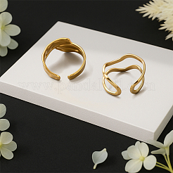 4 шт. 4 стиля кольца-манжеты из сплава RJEW-HY0001-14