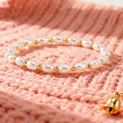 Элегантные браслеты из искусственного жемчуга и рисовых бусин&nbsp;JW5778-2