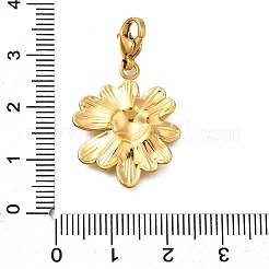 Подвесные украшения из нержавеющей стали 304 в виде подсолнуха STAS-R159-31G