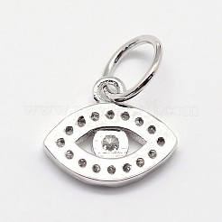 CZ латунные микро проложить кубического циркония сглаза подвески ZIRC-L018-10