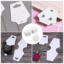 600 шт. складные чистые бумажные карточки для демонстрации ювелирных изделий&nbsp;CDIS-CA0001-15