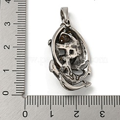 Подвески из хирургической нержавеющей стали 316 с микропаве из кубического циркония STAS-Z073-65AS-02