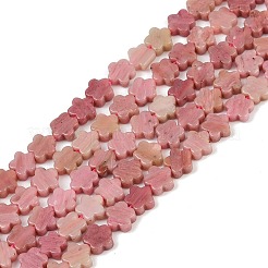 Природные родонит бисер нитей G-B138-C11-01