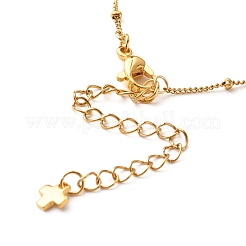 Ручная работа 304 нержавеющая сталь спутниковые цепи браслеты изготовление аксессуаров AJEW-JB01024