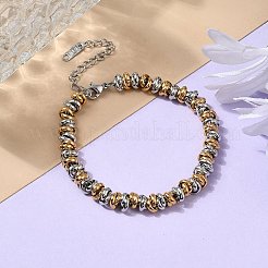 Браслеты-цепочки из нержавеющей стали 304 для женщин BJEW-Z084-01GP