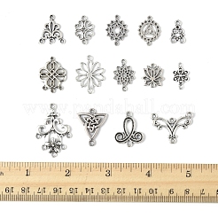 120 шт. 14 стиля тибетского стиля сплава цветочный узел звенья/соединители&nbsp;TIBE-FS0003-27