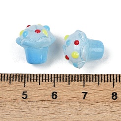 Стеклянные бугорчатые бусины&nbsp;GLAA-B025-01C