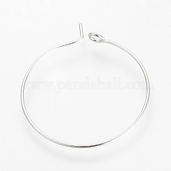 Латунные серьги обруча&nbsp;KK-S327-11P