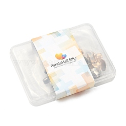 4 комплект пряжек для обуви из сплава с прокладкой&nbsp;FIND-PH0003-64B