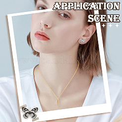 30 шт. ионное покрытие (IP) 201 подвески из нержавеющей стали&nbsp;STAS-BBC0008-62