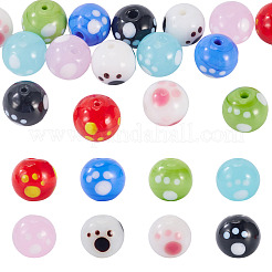 16шт 8 цвета бусины лэмпворк ручной работы&nbsp;LAMP-TA0002-10