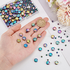 Гальванизированные стеклянные бусины и стеклянный бисер GLAA-PH0003-51