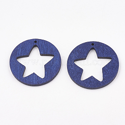 Подвески из пентаграммы из груши WOOD-T010-08C