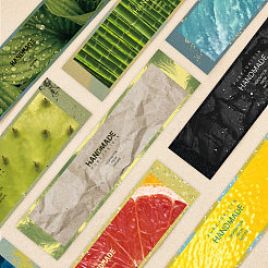 Бирка из мыльной бумаги с натуральным ароматом DIY-WH0399-69Q