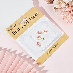 Настоящие 18k позолоченные латунные подвески&nbsp;KK-BBC0012-35