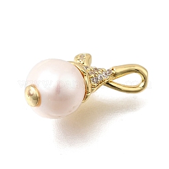 Латунные микро проложить кубического циркония подвески KK-U072-11G