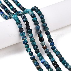 Натуральные бусы из хризоколлы и лазурита G-N342-116