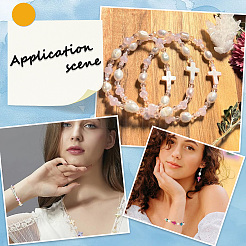 60шт натуральные пресноводные бусины из ракушек SSHEL-SC0001-40