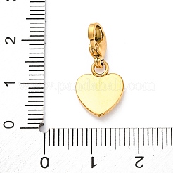 Подвеска в форме сердца из нержавеющей стали 304 со стразами STAS-I331-14G-A