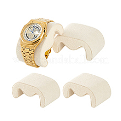 Вельветовая ткань браслет/подушка для часов ювелирные изделия демонстрации FIND-WH0173-239A