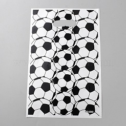10 шт. пластиковые подарочные пакеты с футбольной тематикой&nbsp;ABAG-WH0039-36