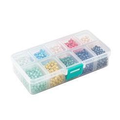 Стеклянные бусины с гальваническим покрытием &nbsp;EGLA-JP0002-01F-4mm