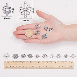 Чакра тибетский стиль сплав звенья TIBE-SC0001-08AS-FF