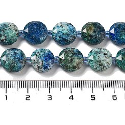 Натуральный кунжут яшма / киви нитки бусины яшмы G-NH0004-004