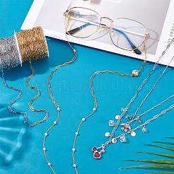 2 цвет 304 нержавеющая сталь цепочки-скрепки CHS-PH0001-10